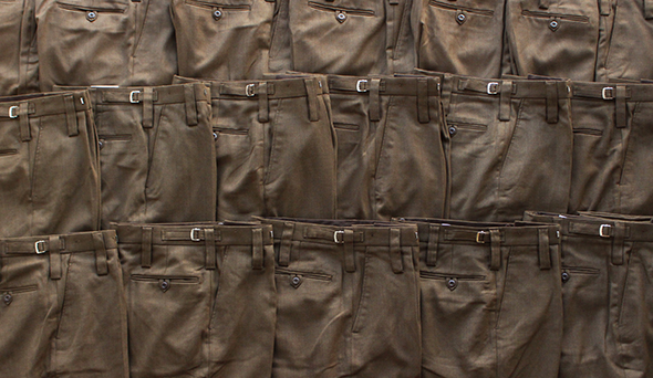 DEADSTOCK】90-00s British Army All Ranks Barrack Dress Trousers 