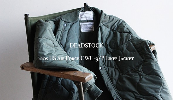 DEADSTOCK】00s US Air Force CWU-9/P Liner Jacketが初めてデッド