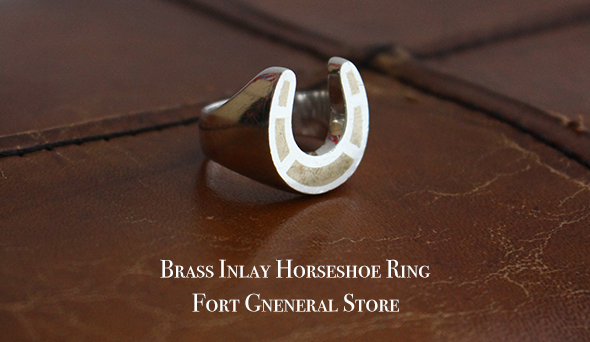 FORT GENERAL STORE】Brass Inlay Horseshoe Ringの受注をスタート ...